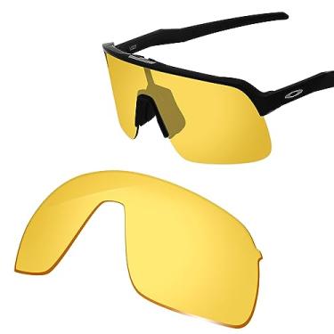 Imagem de Glintbay Lentes de óculos de sol de substituição 100% precisas para Oakley Sutro Lite OO9463 - Amarelo cristal não polarizado