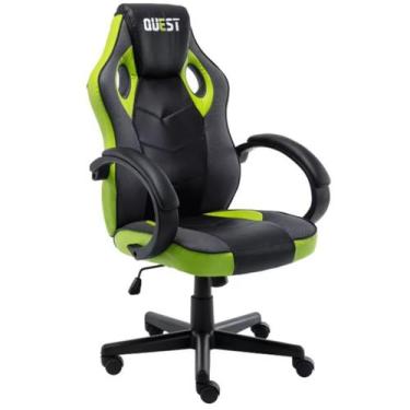 Imagem de Cadeira de Escritório Gamer Quest Estofada em PU - Tatu Bola Móveis, P