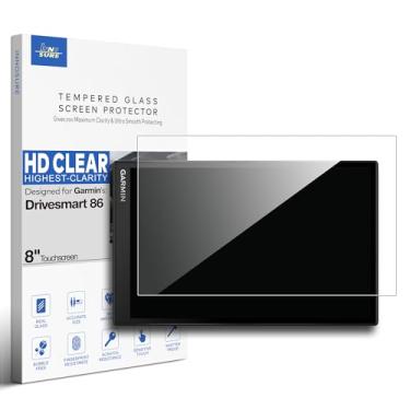 Imagem de INNOSURE Protetor De Tela Vidro Temperado Premium Atualizado Para Navegador Gps Garmin Drivesmart 86 Com Sensível Ao Toque 8" E Anti-Impressão Digital (Hd Transparente)