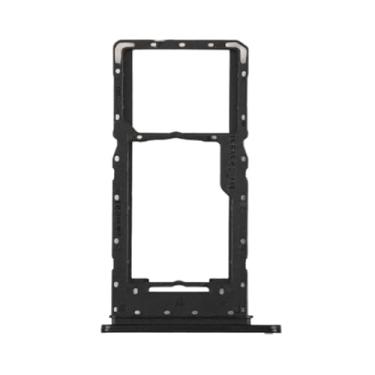 Imagem de BESJMYT Substituição da bandeja do cartão SIM para Samsung Galaxy A14 5G (versão SIM único) - Adaptador de suporte de slot de bandeja de cartão preto com ejetor de agulha para A14 5G SM-A146U A146U1