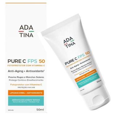 Imagem de Pure C FPS 50 protetor solar Vitamina C Rosto Niacinamida clareadora  