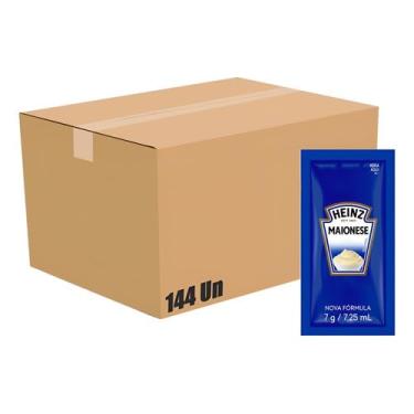 Imagem de Maionese Heinz Sachê 7g Caixa Fechada 144 Unidades