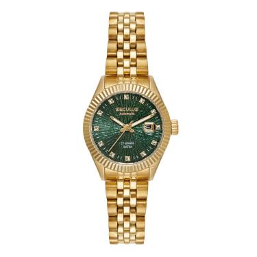 Imagem de Relógio Seculus Feminino Ref: 44291lpsvda1 Automático Dourado