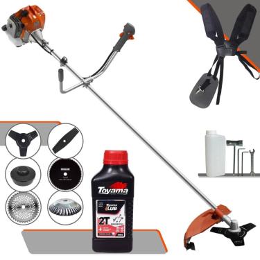 Imagem de Podador de Grama Multifuncional Tekna RL430ACN-TK À Gasolina 43cc 1,7HP de Potência 9.000rpm Motor 2T Roçadeira Completa 6 Em 1 + ÓLEO TOYAMA FG50