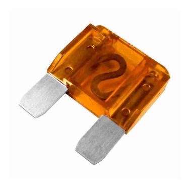 Imagem de Kit 100 Fusível  Lamina 40a Laranja