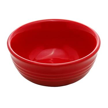 Imagem de BOWLS WOLFF DE CERÂMICA 2 PEÇAS RETRÔ 10x4,5CM VERMELHO