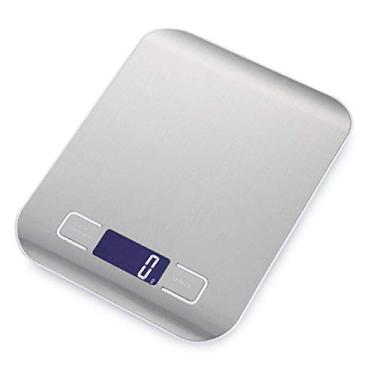 Imagem de balança profissional de aço inoxidável para casa de banho doméstica balança anti-derrapante balanças eletrônicas 5kg / 10kg durável