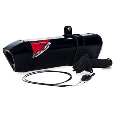 Imagem de Escape/Ponteira Coyote Modelo TRS 2 Way + Mais em Alumínio - CB 500 1997 até 2005 - Preto/Black