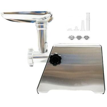Imagem de Moedor Elétrico 110v 3000w Maquina de Moer Carne Linguica Aço Inox CN9