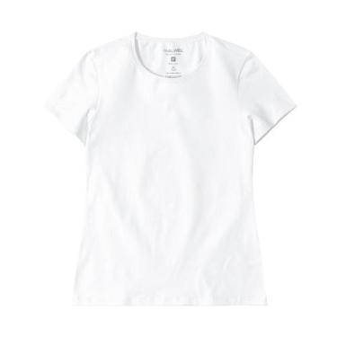 Imagem de Blusa Feminina Básica Cotton Light Malwee Ref. 04500, Branco, G