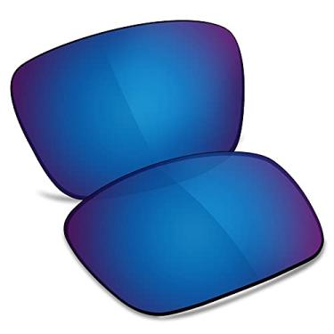 Imagem de TRUSHELL Lentes de reposição polarizadas para óculos de sol Oakley Jupiter Squared OO9135 azul-marinho - Polarizadas