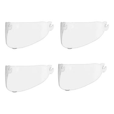 Imagem de Kit Viseira Capacete Pro Tork Attack  Attack Solid - 4 Unidades, CRIST