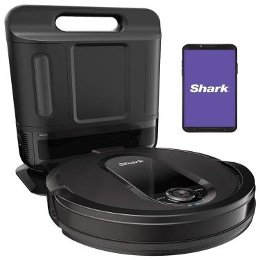 Imagem de Aspirador de Pó Robô IQ, com navegação avançada, WiFi, multifunção, preto, 110v, SHARK AV1002AE, Preto