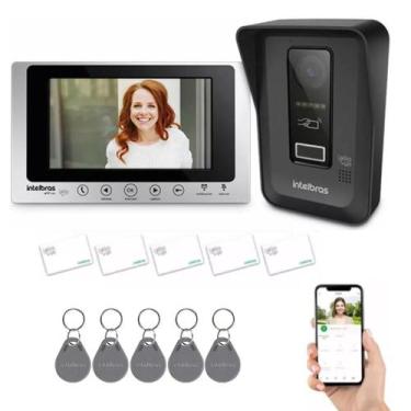 Imagem de Kit Videoporteiro Inteligente Intelbras wT7 Lite Controle Remoto e Ace