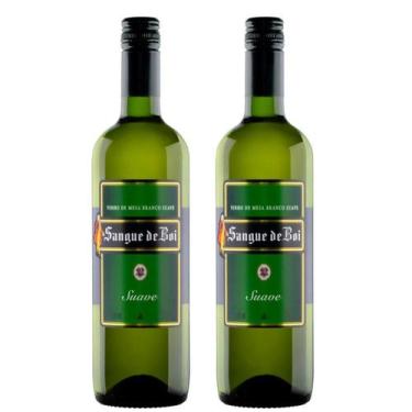 Imagem de Kit 2 Vinho Branco Suave Sangue de Boi Serra Gaúcha 750ml