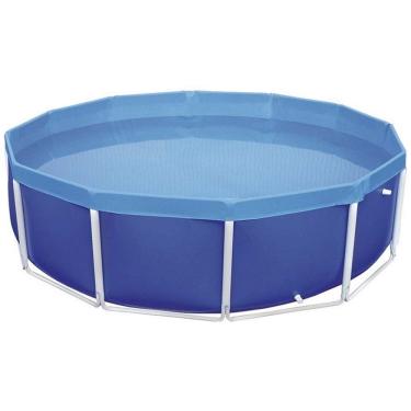Imagem de Piscina Circular 4.500L Mor 1007 Azul PVC/Poliéster
