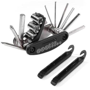 Imagem de Ferramentas de bicicleta 15 em 1 bicicleta de uso múltiplo kit de ferr