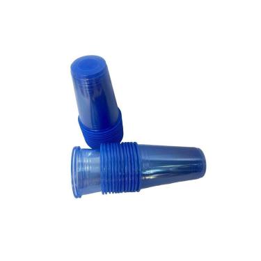 Imagem de Copo Neon Acrílico 300Ml Azul Transparente- Combo 500Un