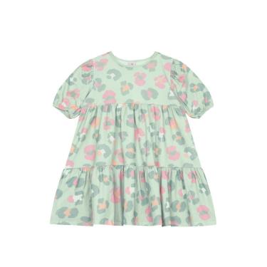 Imagem de Vestido infantil menina animal print em cotton Brandili-Feminino