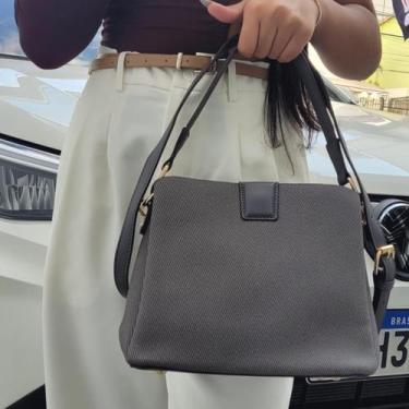Imagem de Bolsa Feminina Pequena Alça de Mão Ombro Tiracolo Moderna - Bella Paul