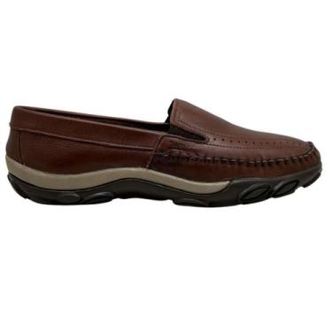 Imagem de Sapato Mocassim Masculino Couro Darlo Sapatilha Classico 403, 42, Pinh