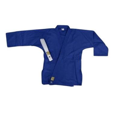 Imagem de Kimono de Judô Mks CBJ Oficial Michi J200 Azul, 170