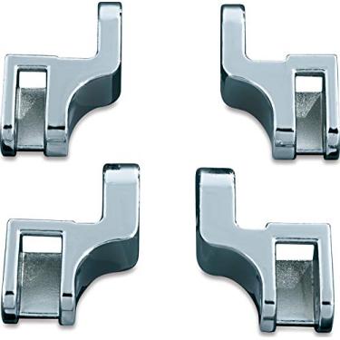 Imagem de Kuryakyn 7528 Componente de Controle de Pés de Motocicleta: Suportes de Relocação de Piso para Motocicletas Harley-Davidson Softail 2000-17, Cromado