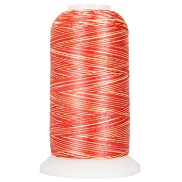 Imagem de Rosca de bordado de poliéster variegado Threadart – 40 W – 1000 m – 25 cores disponíveis, Sunrise
