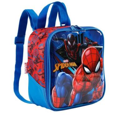 Imagem de Lancheira Térmica Escolar Infantil Menino Homem Aranha Spider Man Xery
