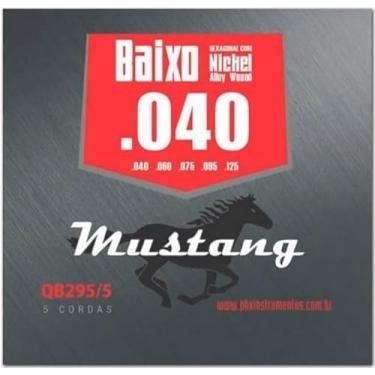 Imagem de Encordoamento De Baixo 5 Cordas 040 Mustang Qb295-5