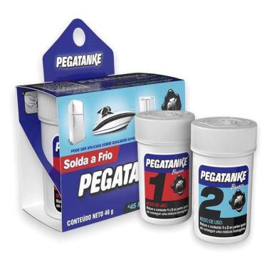 Imagem de Super Cola Tudo Pegatanke Adesivo Epoxi Solda Fria Branca