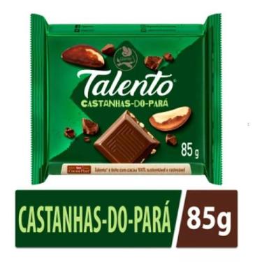 Imagem de Chocolate Talento Castanhas Do Pará 85G Caixa C/12U - Garoto
