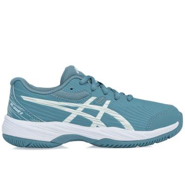 Imagem de Tênis Asics Gel Game 9 Junior Azul Claro e Branco-Unissex