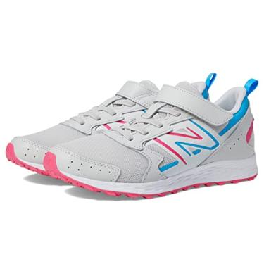 Imagem de New Balance Tênis de Corrida Calçado Infantil Fresh Foam 650 V1 Hook Loop, Neblina de verãorosa altocéu vibrante, 6.5 Big Kid