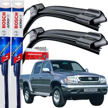 Imagem de Palheta Limpador Parabrisa Bosch Aerofit Par de Palheta Limpadora Dianteiro Original TYT Hilux 1995 á→2005