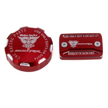 Imagem de Para Honda CBR600RR 2008-2021 Tampa do reservatório de fluido do cilindro mestre do freio dianteiro e traseiro da motocicleta CBR 600RR 2017 2018 2019 2020 Acessórios CBR600 RR 2012 2013 2014 2015
