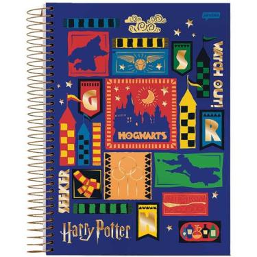 Imagem de Caderno Universitário 10 Matérias 200 Folhas Harry Potter Jandaia