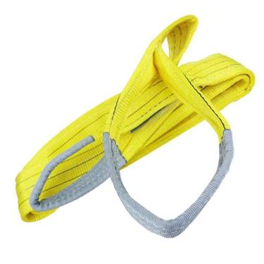 Imagem de Cinta Elevaçao Carga 3 Toneladas Reforçado 5 Metros Resistente Guincho Guindaste Reboque