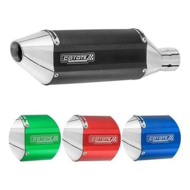 Imagem de Escape / Ponteira + Curva Inox Coyote Performance - Fazer 150 - Yamaha