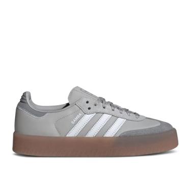 Imagem de adidas Tênis feminino Sambae, Goma cinza e branca, 37