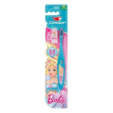 Imagem de Escova Dental Extramacia Barbie Kids P Com Capa Protetora - Condor