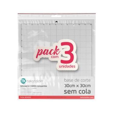 Imagem de Kit 3 Bases De Corte Silhouette Cameo 30x30 Sem Cola - TEKSTOLDER