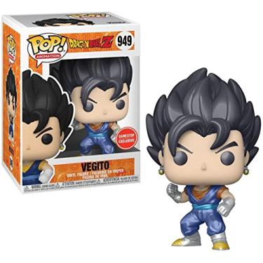 Imagem de Funko Boneco Pop Dragon Ball Vegito Metallic #949 Edição Exclusiva Anime