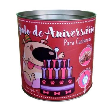 Imagem de Bolo de Aniversário Padaria Pet para Cães Sabor Picanha 70g
