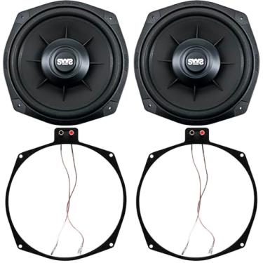 Imagem de Earthquake Sound X84SWS 20,32 cm Sistema de woofer raso sob o assento subwoofers com vedações, 4-Ohm (par)