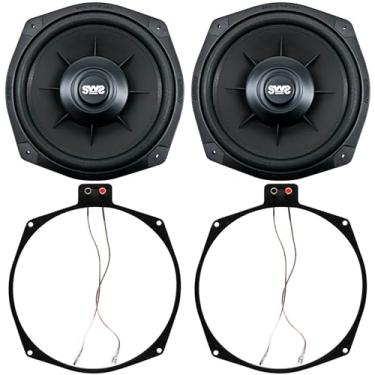 Imagem de Earthquake Sound Sistema de woofer raso i82SWS 20,32 cm subwoofers sob o assento com vedações, 2 Ohm (par)