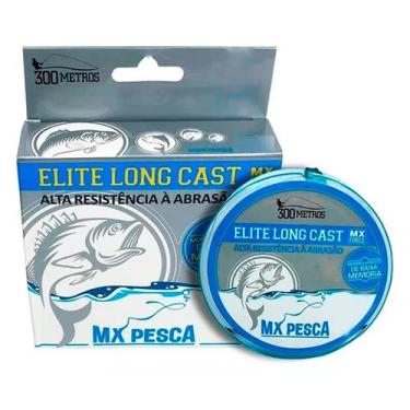 Imagem de Linha MX Pesca Elite Long Cast 300m Monofilamento Azul Claro 0,33 13,6