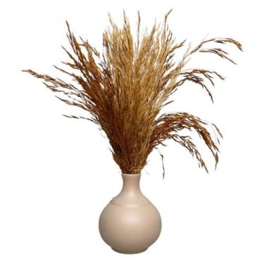 Imagem de Arranjo De Flor Seca Natural Vaso Cerâmica Pequeno - Floralis, Nude I 