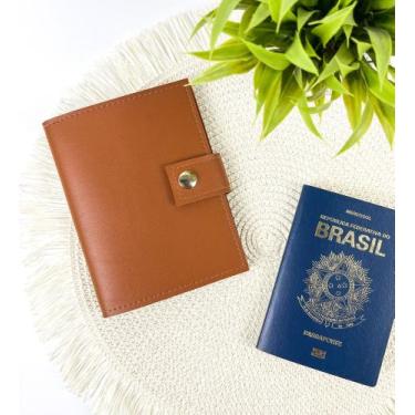 Imagem de Porta Passaporte Caramelo - Encanto Laser