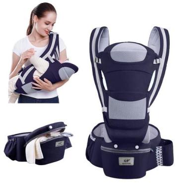 Imagem de Bolsa Canguru Ergonômico Mamãe 12 Posições 3 Em 1 Varias Cores - PRO B